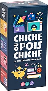 CHICHE OU Pois CHICHE - Le Jeu des créateurs de Quiz Room! - Quiz de Culture Amicale - pour Soirées en Famille ou Entre Amis - A partir de 4 Joueurs - Age : 14+