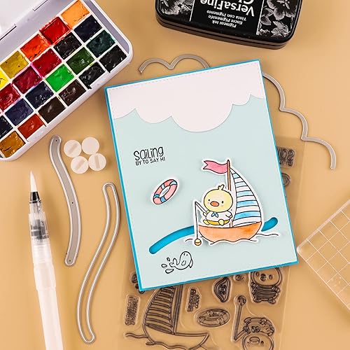 Miniatura 3 de Juego de 42 planeadores para tarjetas deslizantes giratorias deslizantes con troqueles de corte deslizantes de doble cara para hacer tarjetas,