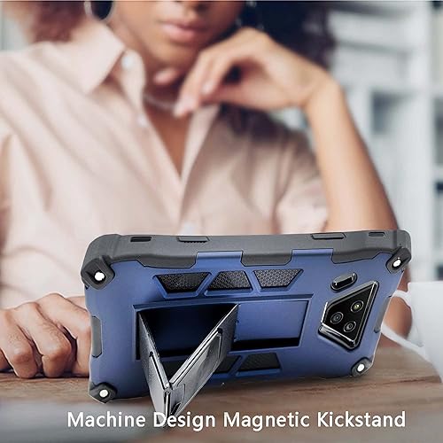 Miniatura 5 de Compatible con Kyocera DuraForce Ultra 5G UW - Funda magnética con función atril para teléfono modelo E7110 (Verizon), funda rígida protectora