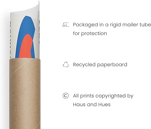 Vista 93 de HAUS AND HUES Evil Eye Decor - Navy Blue Wall Art, Evil Eye Wall Decor, Mykonos Artwork, Evil Eyes Print, Big Eyes Painting Print, Evil Eye Poster