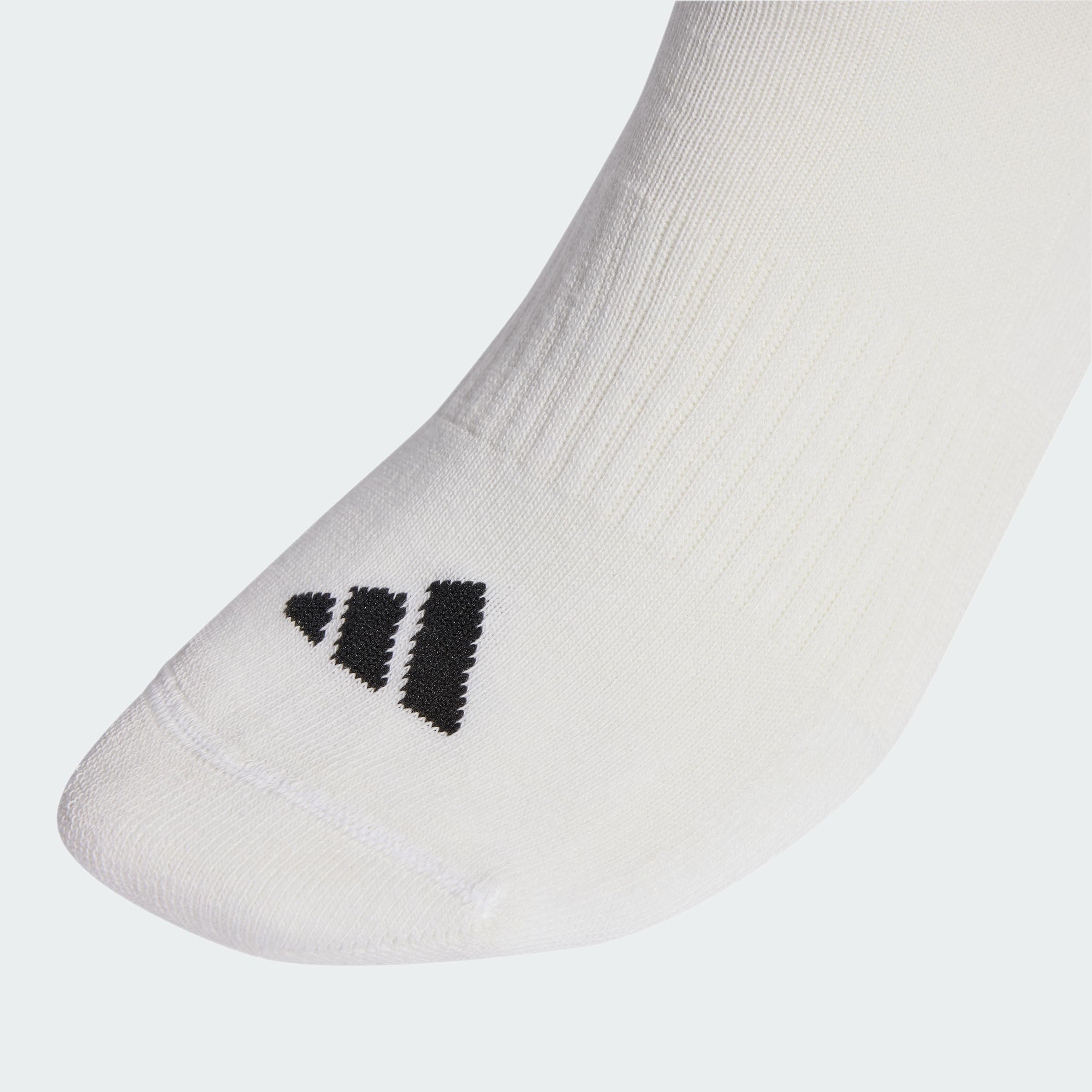 adidas Unisex CHAUSSETTES MI-MOLLET SPORTSWEAR REMBOURRÉES 3 BANDES (3 PAIRES) - 3