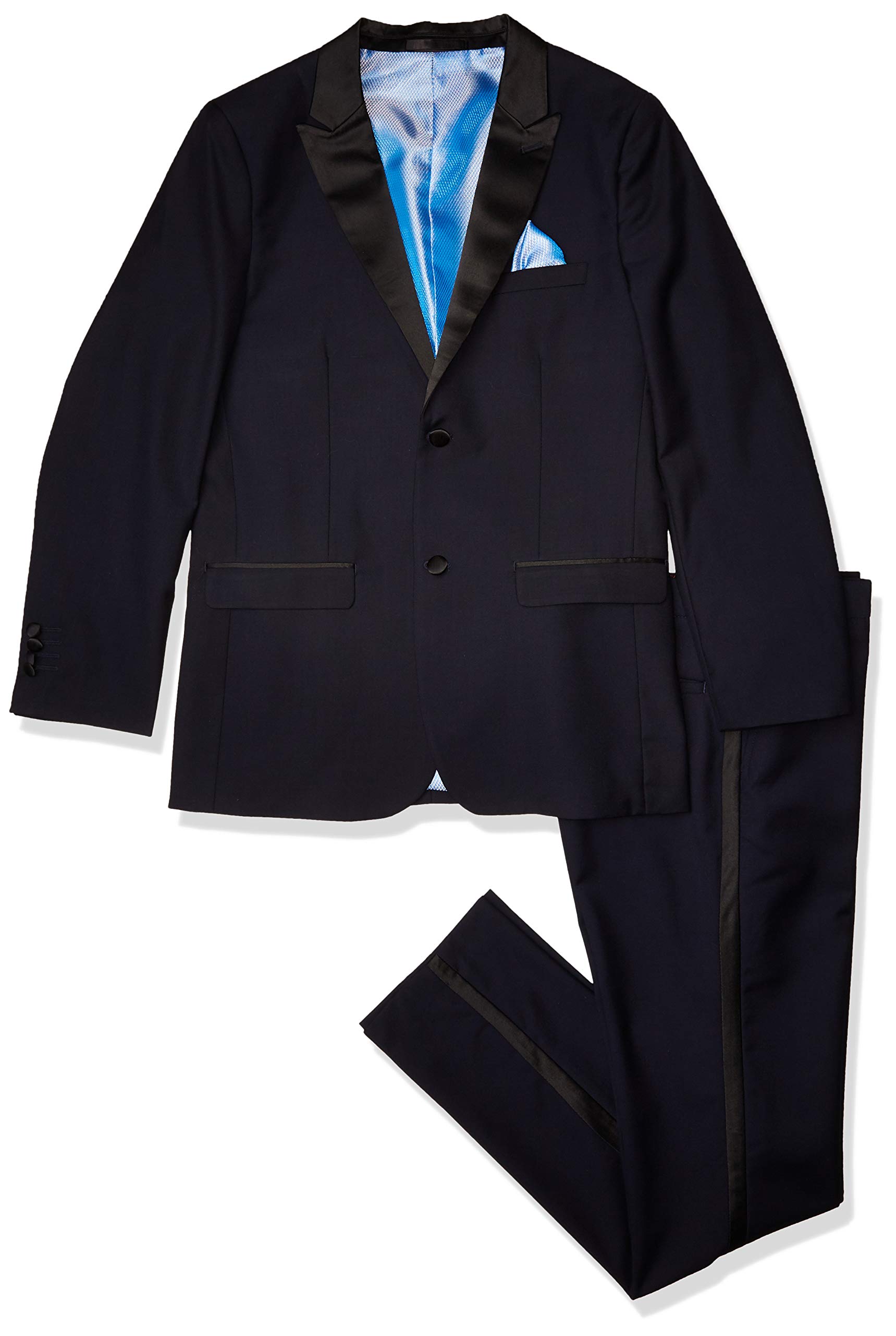 Isaac Mizrahi ボーイズ 2ピース コントラスト ピークラペル タキシード US サイズ: 3 Amazon | Isaac Mizrahi ボーイズ 2ピース コントラスト ピークラペル