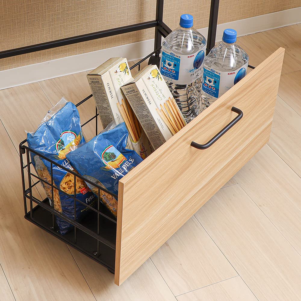 Amazon.co.jp: ヤマソロ(Yamasoro) キッチンワゴン ナチュラル