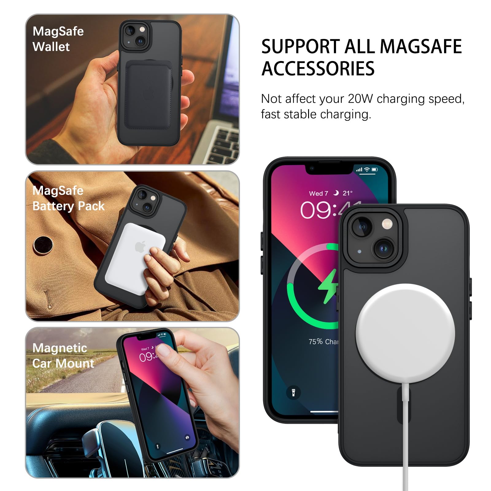 DUEDUE Fundas IPhone 11 Pro MAX, Fundas Magnética IPhone 11 Pro