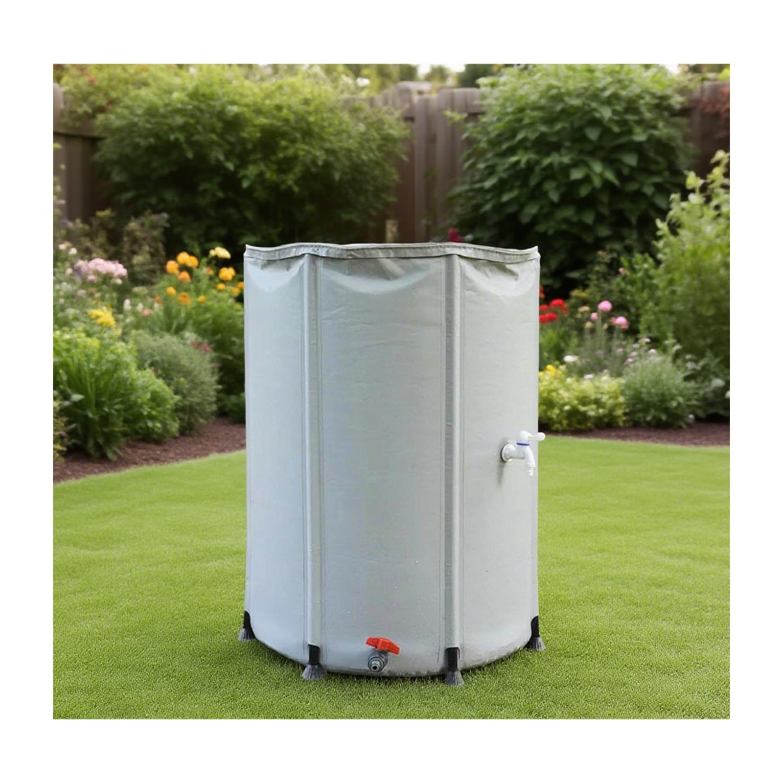 Rainwater barrels, Soft and Foldable, Strong Portability, Tough Fabric, Tear-Resistant, Multifunctional(250L)