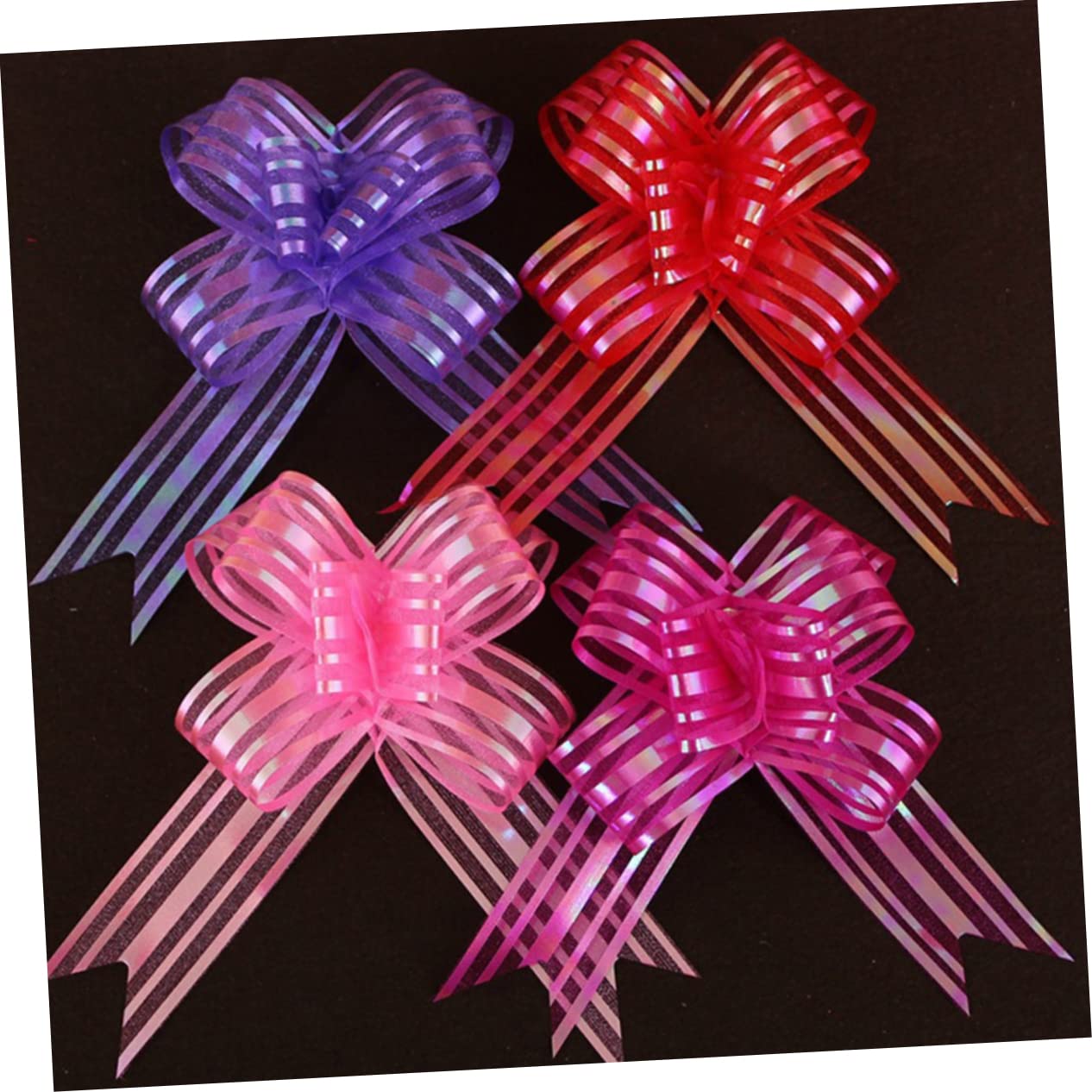 NUOBESTY 36stücke Teiliges Pull-bows Rosa Für Hochzeiten Und Feste Dekorative Zugschleifen Für Tischdekoration Blumensträuße Und Mehr Für Kreative Bastelprojekte Und Festliche