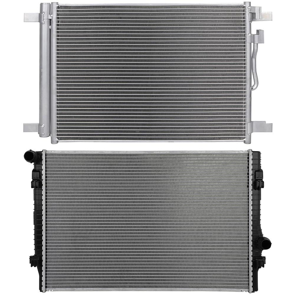 SCITOO 4513 condenser 13529 radiator compatible with Volkswagen | fit for Golf 2015-2018|fit for Golf Alltrack 2017-2019|fit for Golf SportWagen 2015-