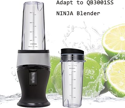 16OZ QB3001SS QB3000SS Blender Cups for Ninja Fit Compact Personal Blender