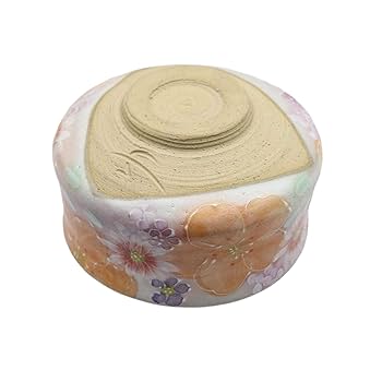 【新品未使用】工房ゆずりは　紅彩京花　抹茶碗（平型）日本製 贈り物 プレゼント 楽天市場】【紅彩京花 抹茶碗（平型）】 抹茶茶碗 お抹茶 茶道具