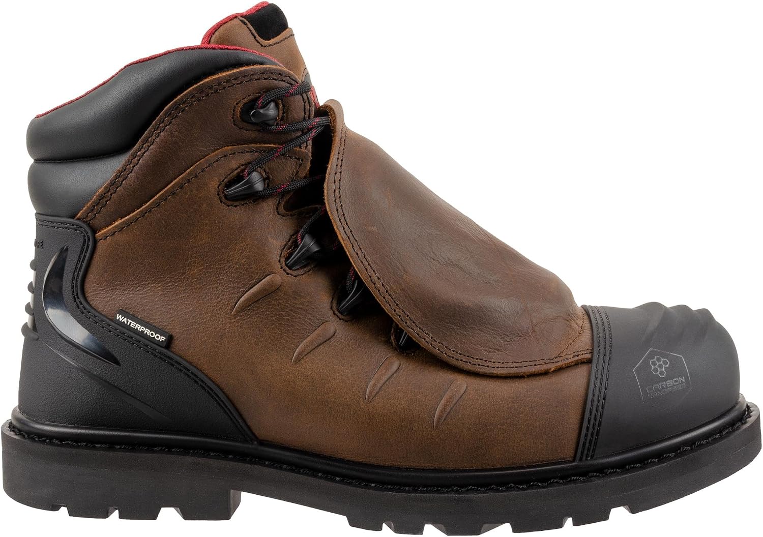 Avenger Hammer CT Safety Shoes for Men with External Metatarsal Guard, Brown