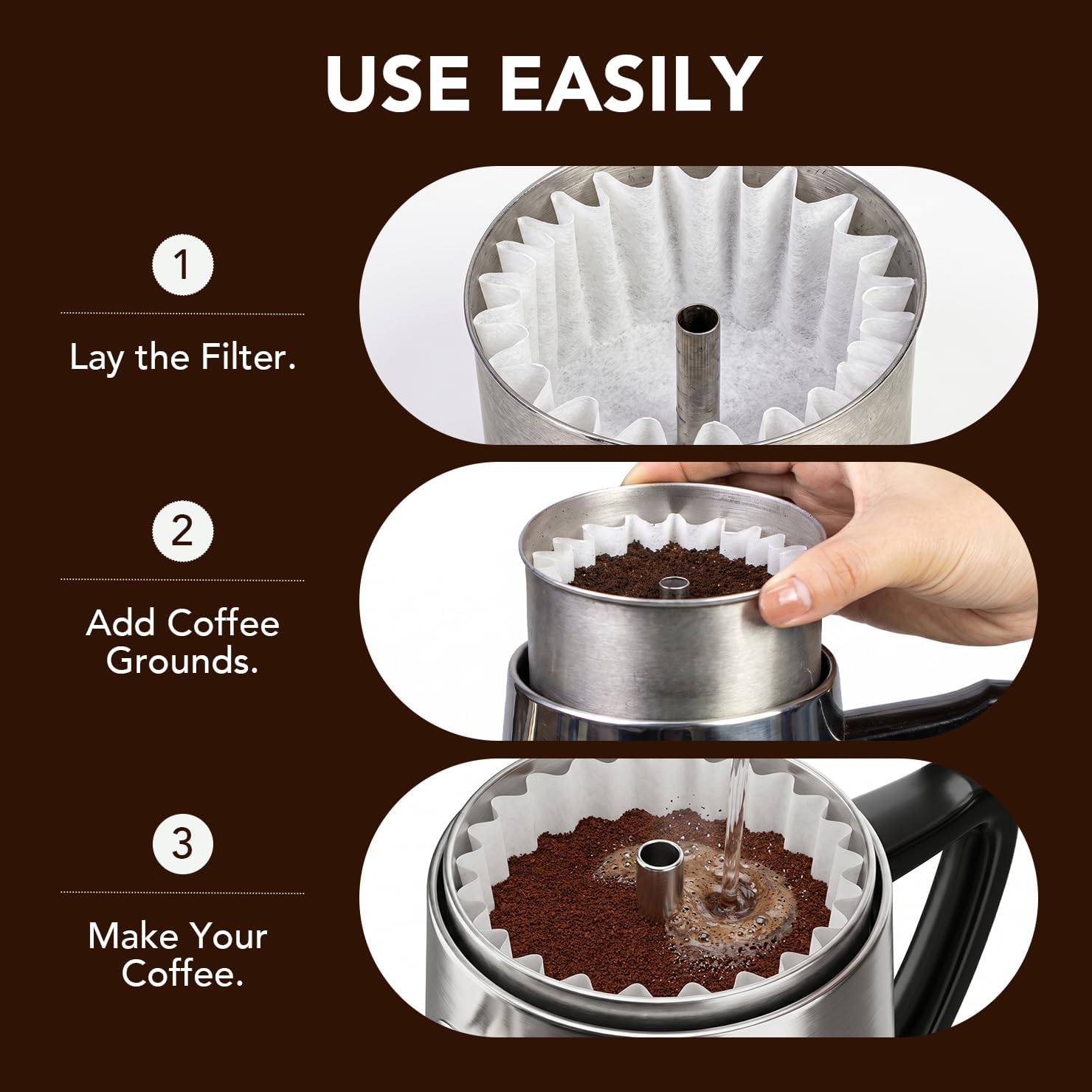 Percolator Coffee Filters for Presto 12-Cup, Moss and Stone Percolator