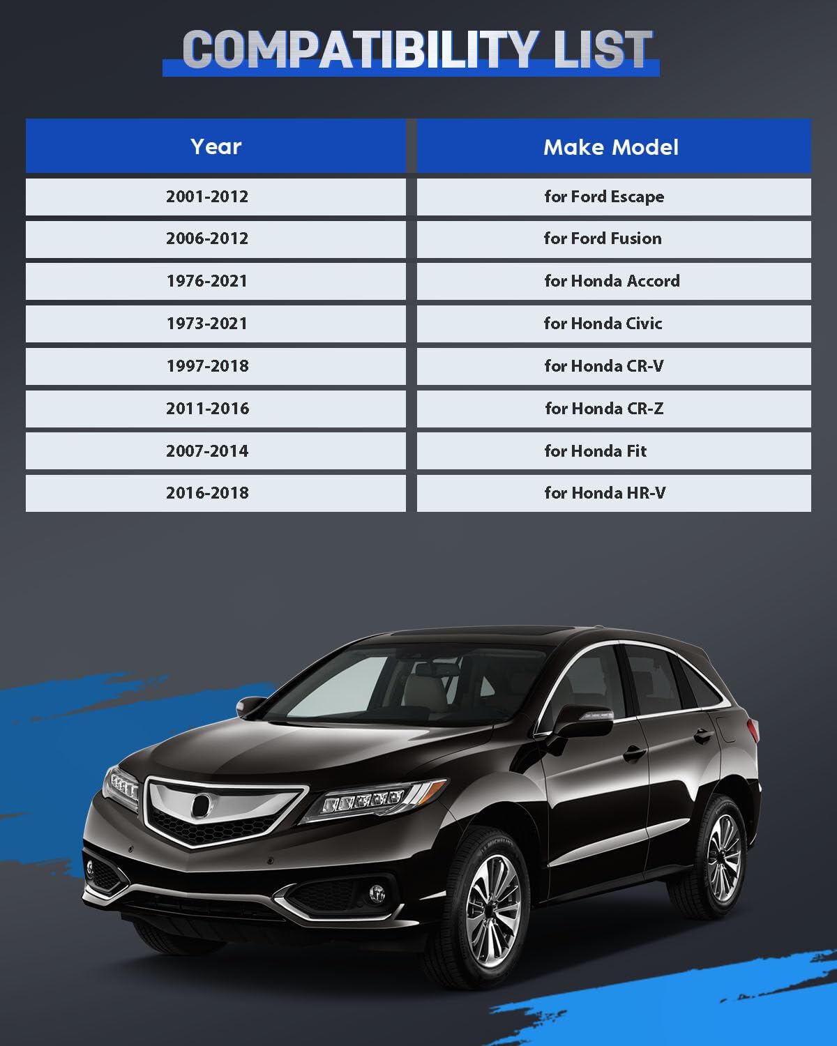 ECCPP 2PCS change bolt pattern from 5x4.5 to 6x5.5 Wheel Adapters Conversion 2" 5 Lug Fit for Toyota Avalon 1995-2015| for Toyota Camry 1992-2015| for 2001-2012 for Ford Escape(Only 6x5.5 Wheels)