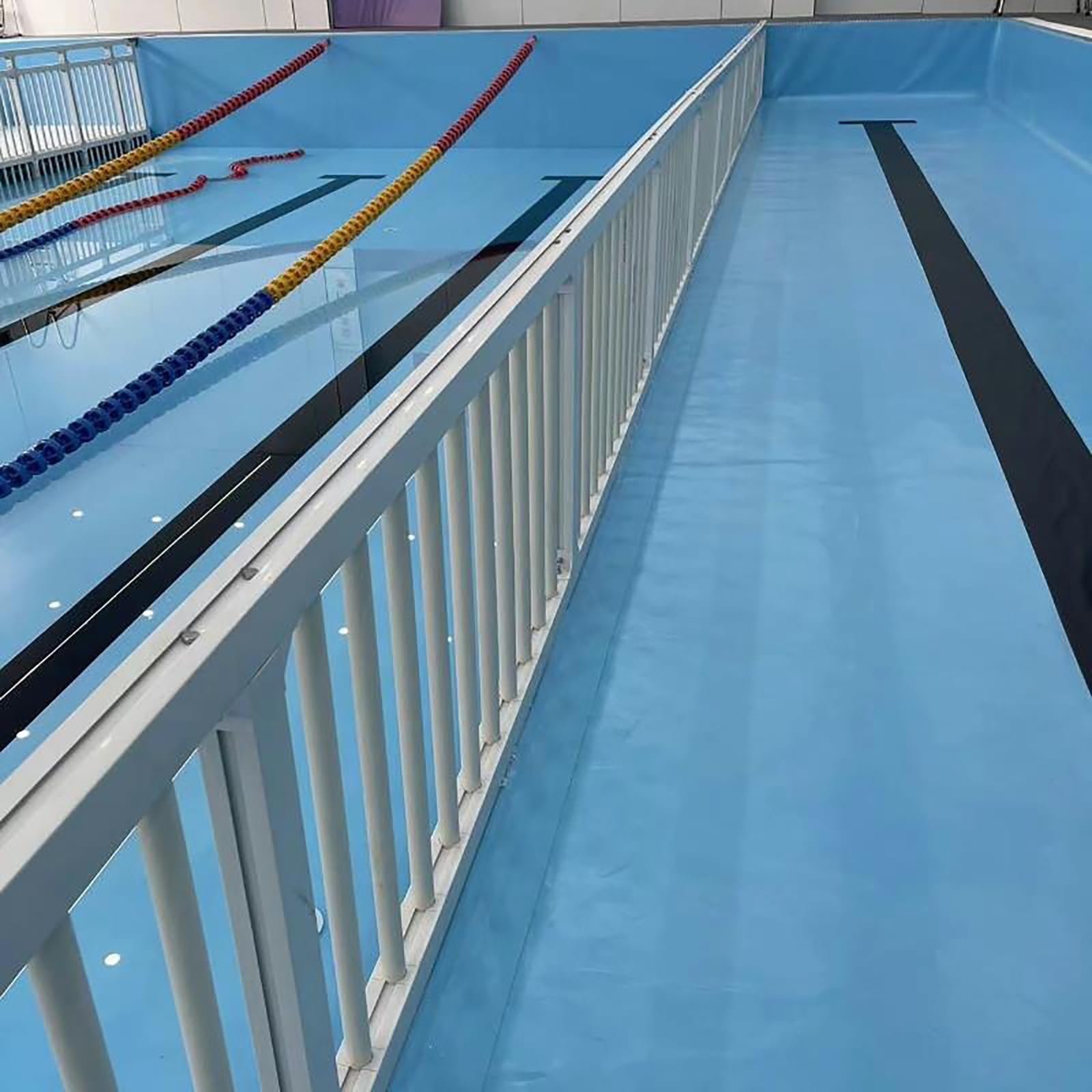 Barrera de partición subacuática de PVC, paneles de valla de seguridad resistentes para piscinas, separador de piscinas extraíble a prueba de niños