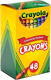 48 Crayons, Classic Colors, Crayons For Kids, School Crayons, Assorted Colors - 48 Crayons Per Box - 1 Box