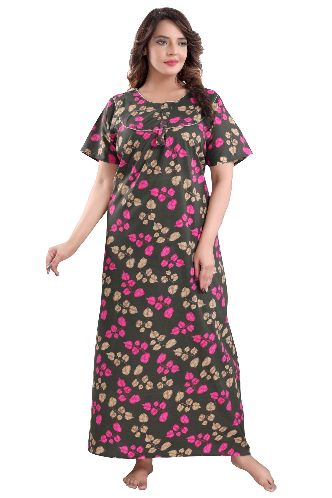 Women's Cotton Printed Nighty