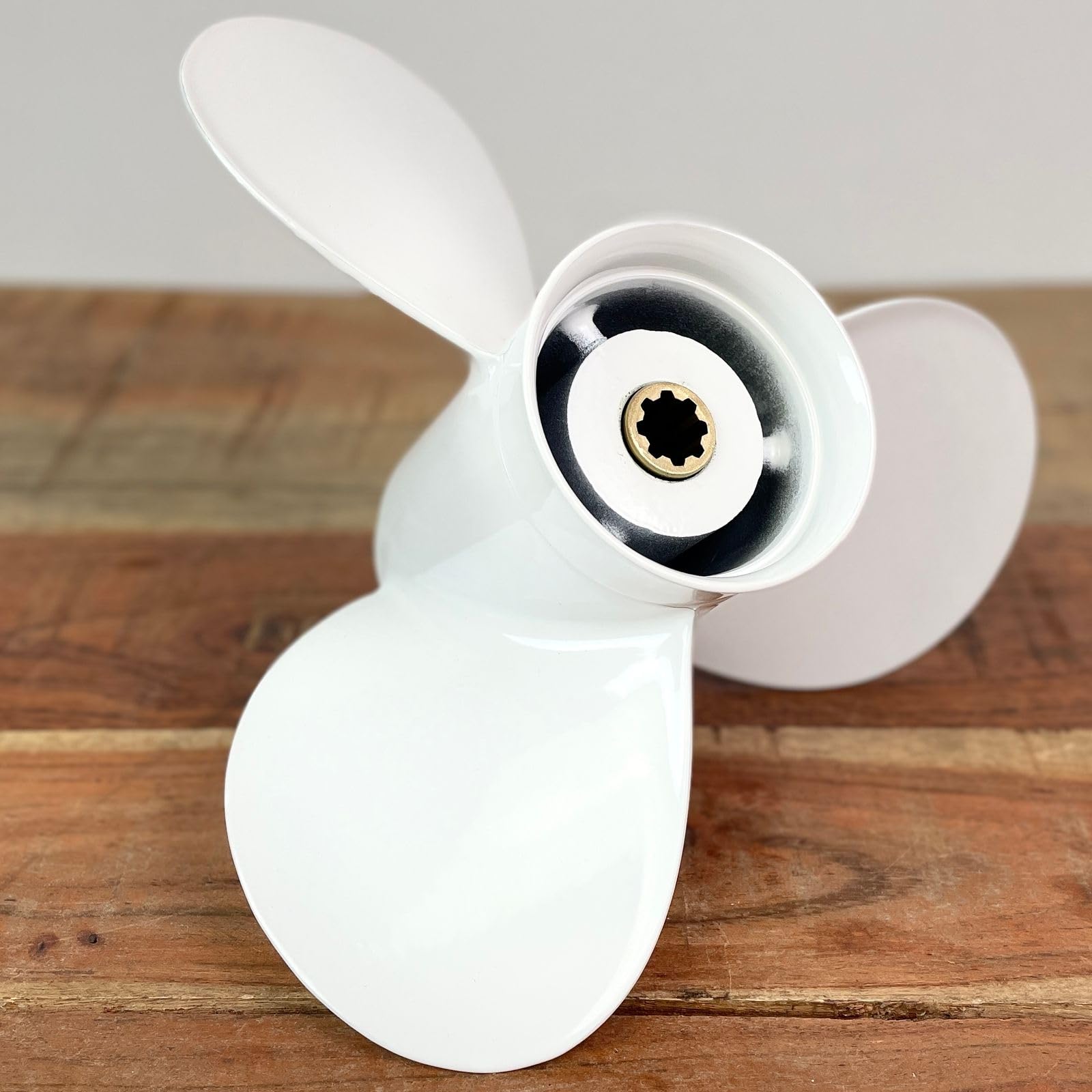Boot Propeller Aluminium für Yamaha 9.9-20 PS Außenborder 9-1/4 x 9 ' 8 Zähne 3 Blatt 63V-45945-10-00