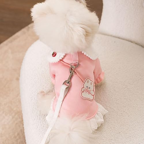 Miniatura 4 de Suéter cálido para perros y mascotas, vestido para invierno, lindo abrigo para perros pequeños y medianos, Navidad, suave, para cachorros, para