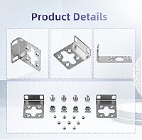 Vista 25 de Kit de montaje en rack para interruptores de enebro de 17,3 pulgadas para Juniper EX2200/EX2300