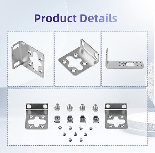 Miniatura 25 de Kit de montaje en rack para interruptores de enebro de 17,3 pulgadas para Juniper EX2200/EX2300