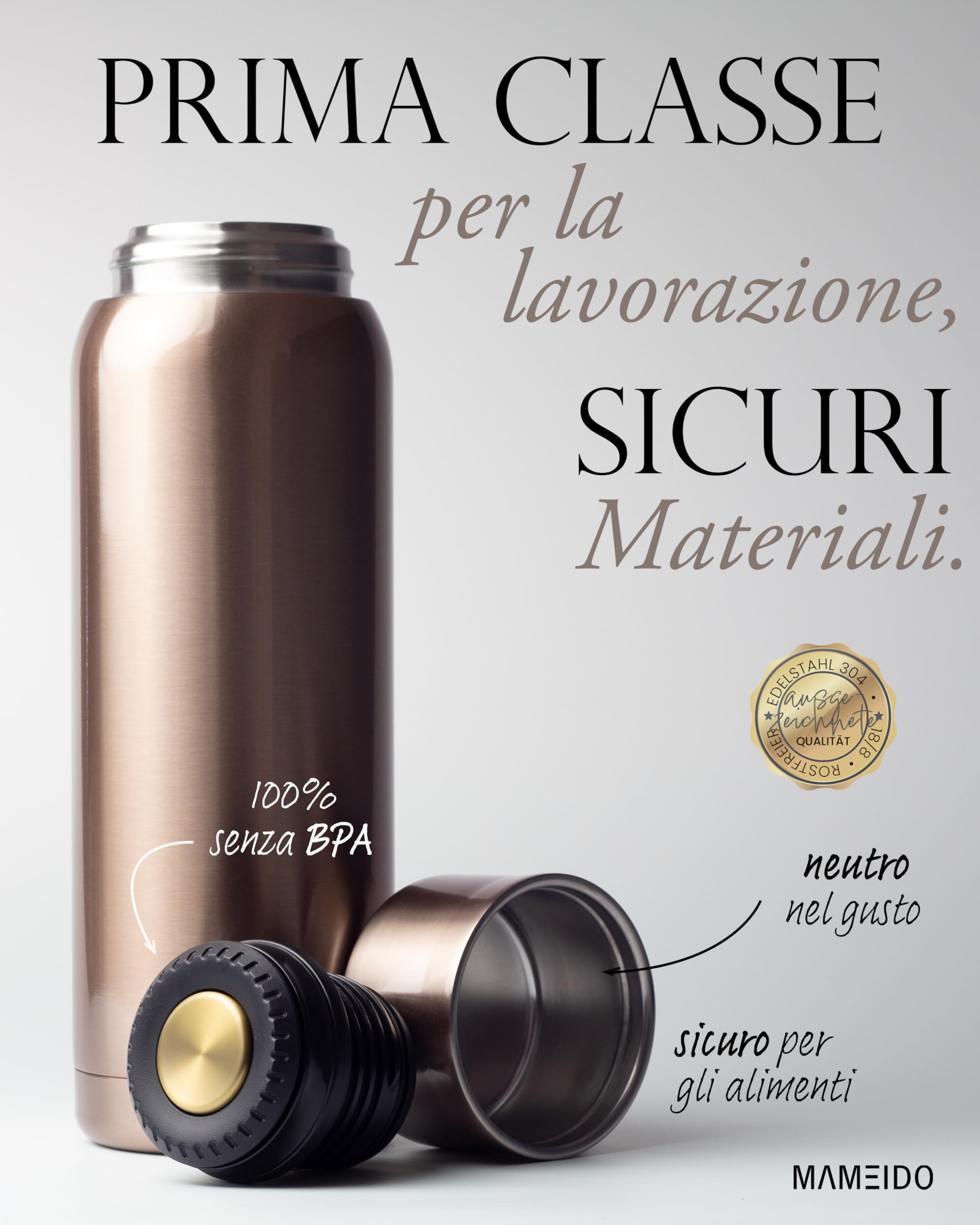 Bottiglia Termica Scaldabiberon Portatile - 355 Ml, Controllo Temperatura 37-55°C, Acciaio Inox 316, Ricarica USB-C (Viola)