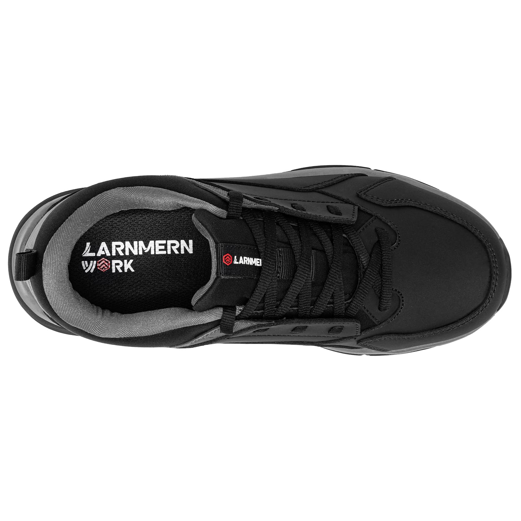 LARNMERN Zapatos Antideslizantes Hombre Mujer de Cocina Hostelería Impermeable Zapatillas Camarero Sanitario Sin Puntera Slip-On
