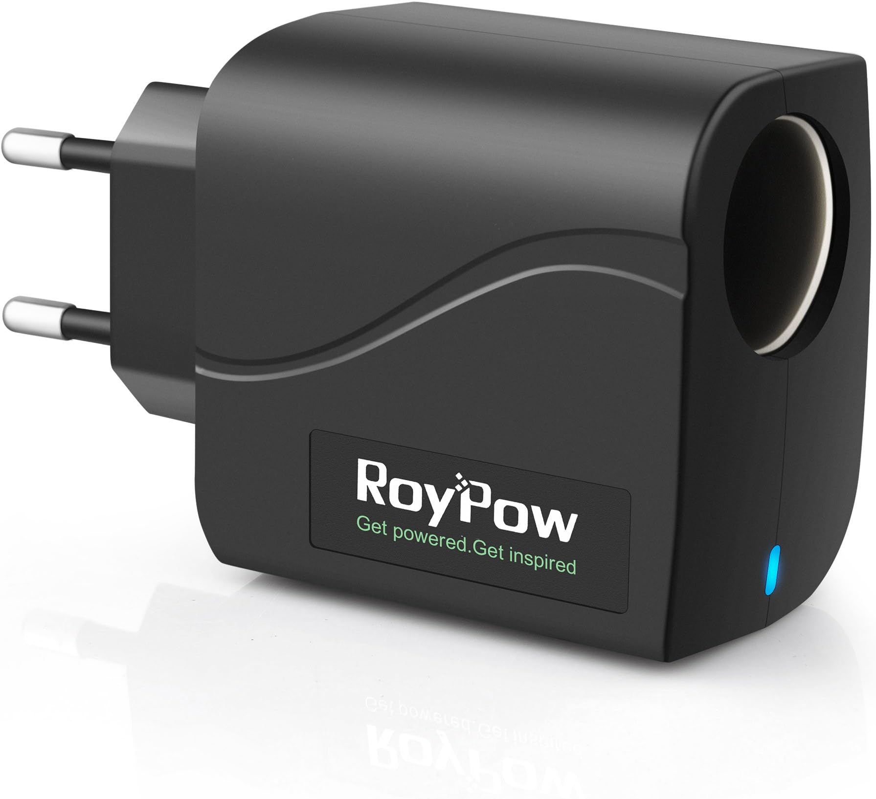 RoyPow Car Power Supply Converter Transformer 24 W Max 30 Watts 12 V2A AC to DC Adapter 220 V/240 V to 12 V Car Cigarette Lighter Socket Adapter
