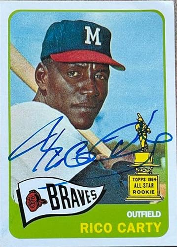 Rico Carty Autographed 2005 Topps Rookie Cup Reprints #7