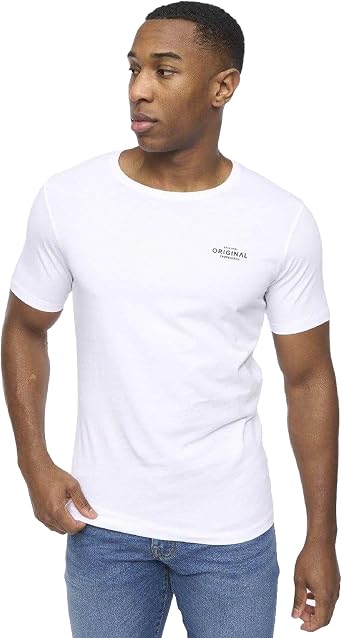 Crosshatch Mens Basicstandard T-Shirt (Pack of 5) (L) (White/Black/Grey Marl)