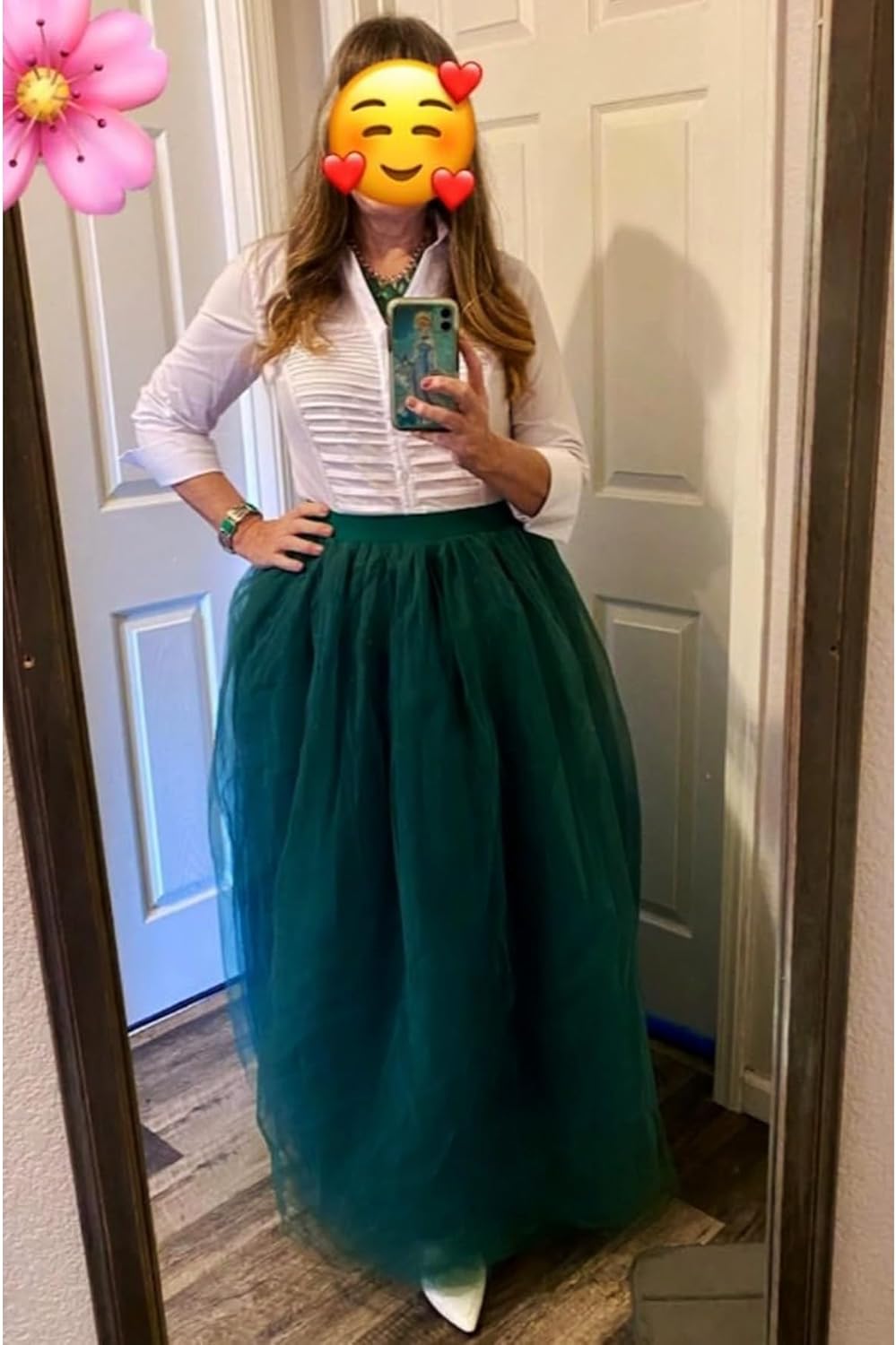 EllieHouse Womens Long Tutu Party Evening Tulle Skirt PC05 - Image 2