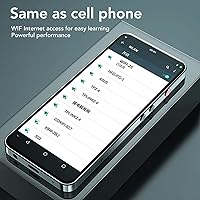 Vista 8 de Reproductor de MP4, reproductor de música Bluetooth Full HD de 5 pulgadas con reproducción de música de 50 horas, reproductor multimedia estéreo