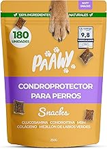 paawy Chondroprotector Dogs | BEST IN TEST | 180 Snacks with Glucosamine, Chondroitin, MSM and Collagen - Natural Anti-Inflammatory for Joints and Osteoarthritis - for Small and Large Breeds