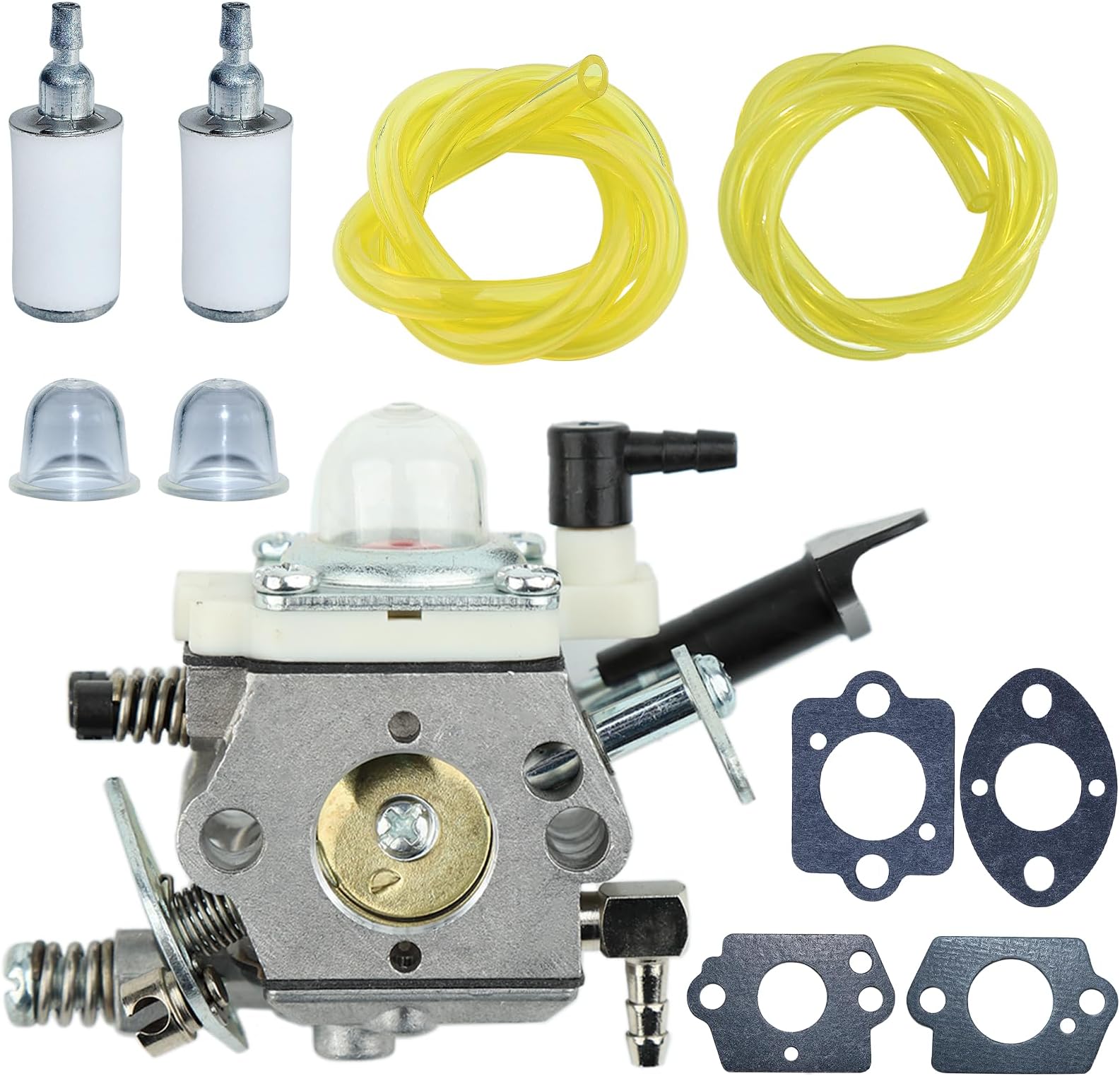 Carburador ZAMDOE WT 997 WT668 Para Motores Zenoah Y Chung Yang De 23-30,5 Cc – Incluye Juntas, Cebadores Y Bujía