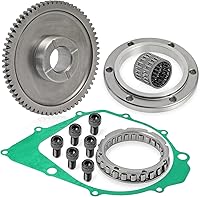 Vista 3 de Kit de embrague de arranque rodamiento unidireccional + engranaje y junta para Yamaha 350 Raptor Warrior Big Bear Moto 4 YFM 350 1987-2014