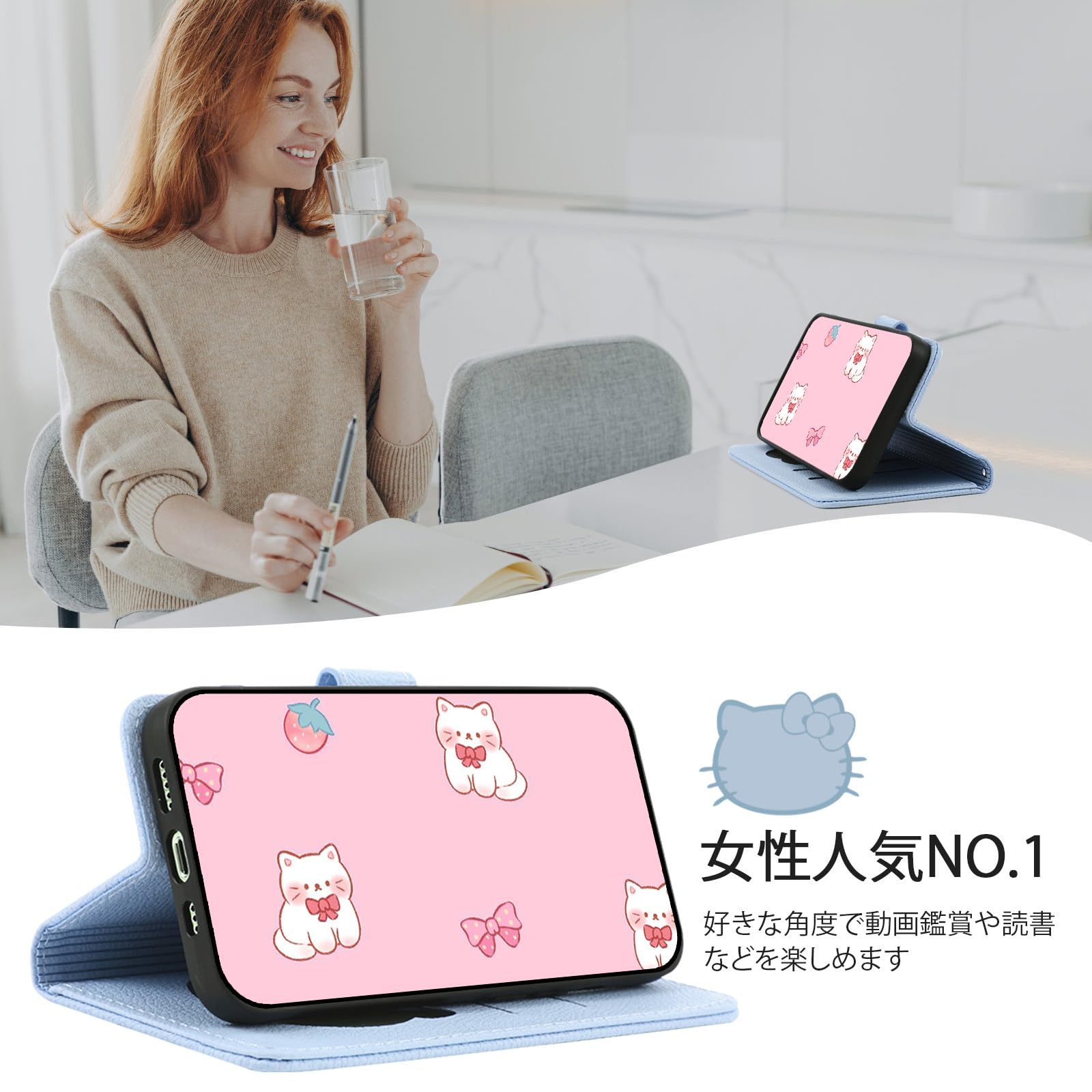 Amazon.co.jp: Kedic Motorola Moto G24 ケース 手帳型 モトローラ G24
