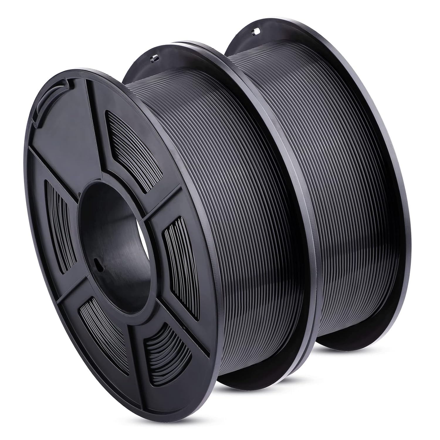ANYCUBIC PLA Filament, Dimensional Accuracy +/- 0.02 mm, 2 kg, 1.75 mm, Fit Most FDM Printer (Black)