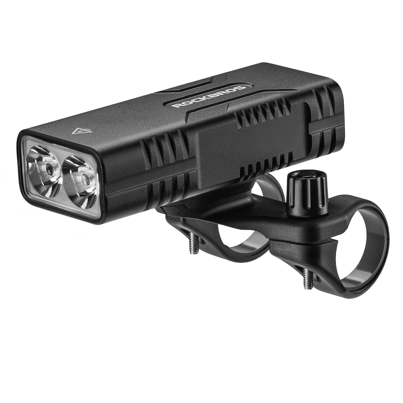 ROCKBROS Éclairage Avant Vélo 850 Lumens - Autonomie 74h | Lampe LED Étanche IPX6 avec 6 Modes, Rechargeable Micro-USB, Batterie 10000mAh pour Route, VTT, Urbain