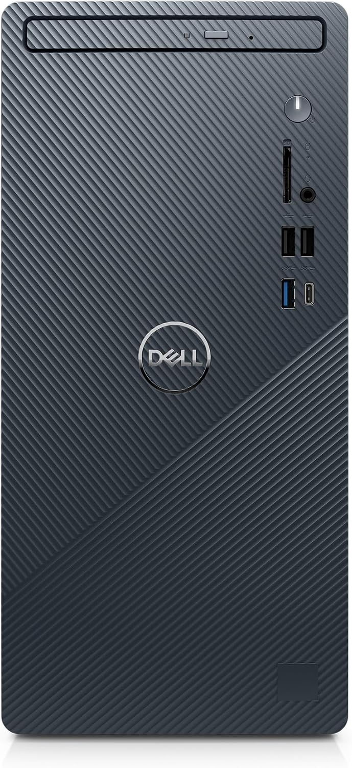 Inspiron 3020 Desktop - Intel Core i7-13700, 1TB SSD + 1TB HDD, 16GB DDR4 RAM, DVD RW, Intel UHD 770 Graphics, Windows 11 Pro, 1 Year Premium Support + 6 Months Dell Migrate - Mist Blue
