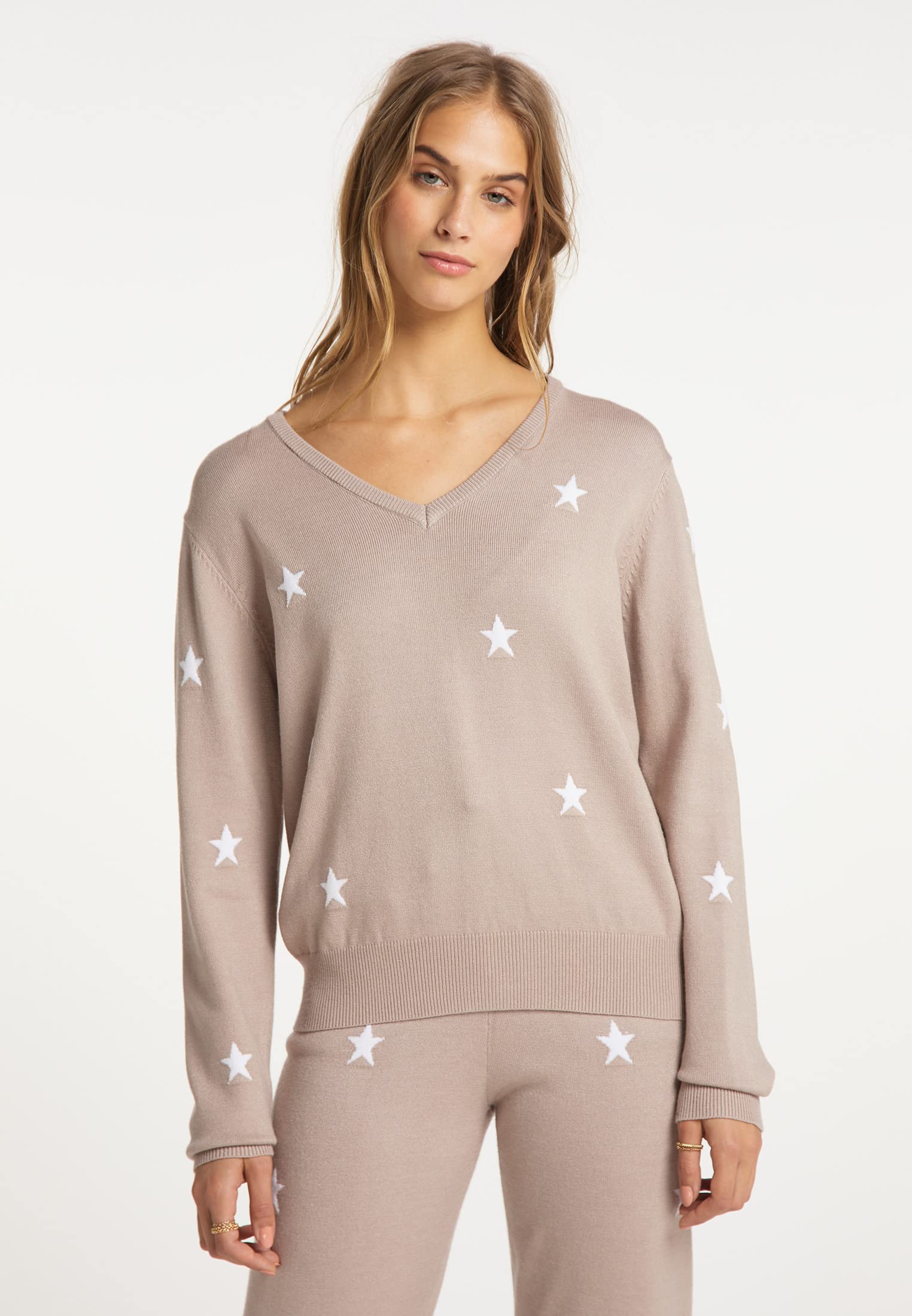 nascita Maglione Lavorato a Maglia Donna