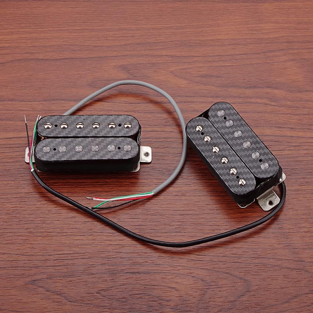 マルチタイプギターハムバッカーピックアップ ネックブリッジピックアップ エレキギターアクセサリーパーツ用 1セット