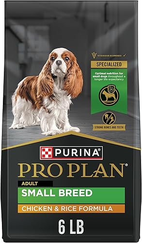 Purina Pro Plan - Alimento para perros de raza pequeña con alto contenido de proteínas, fórmula de pollo y arroz, bolsa de 6 libras