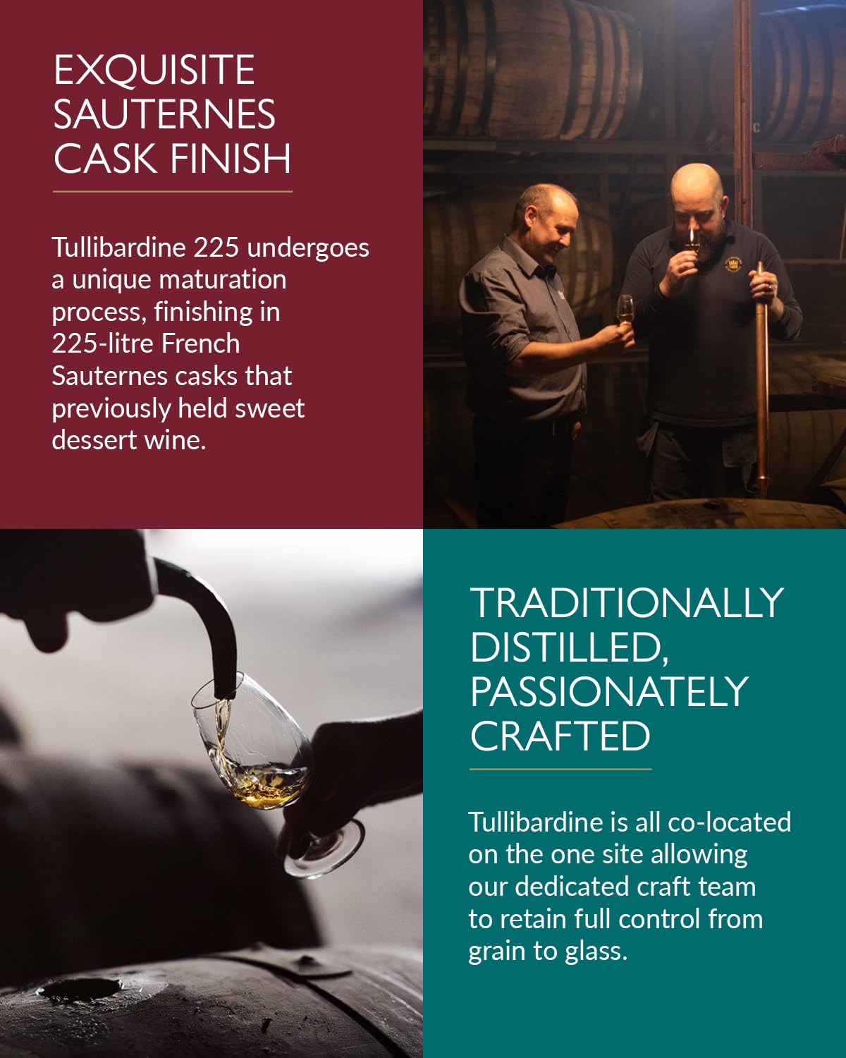Tullibardine Single Malt Whisky Sauternes - 700 ml