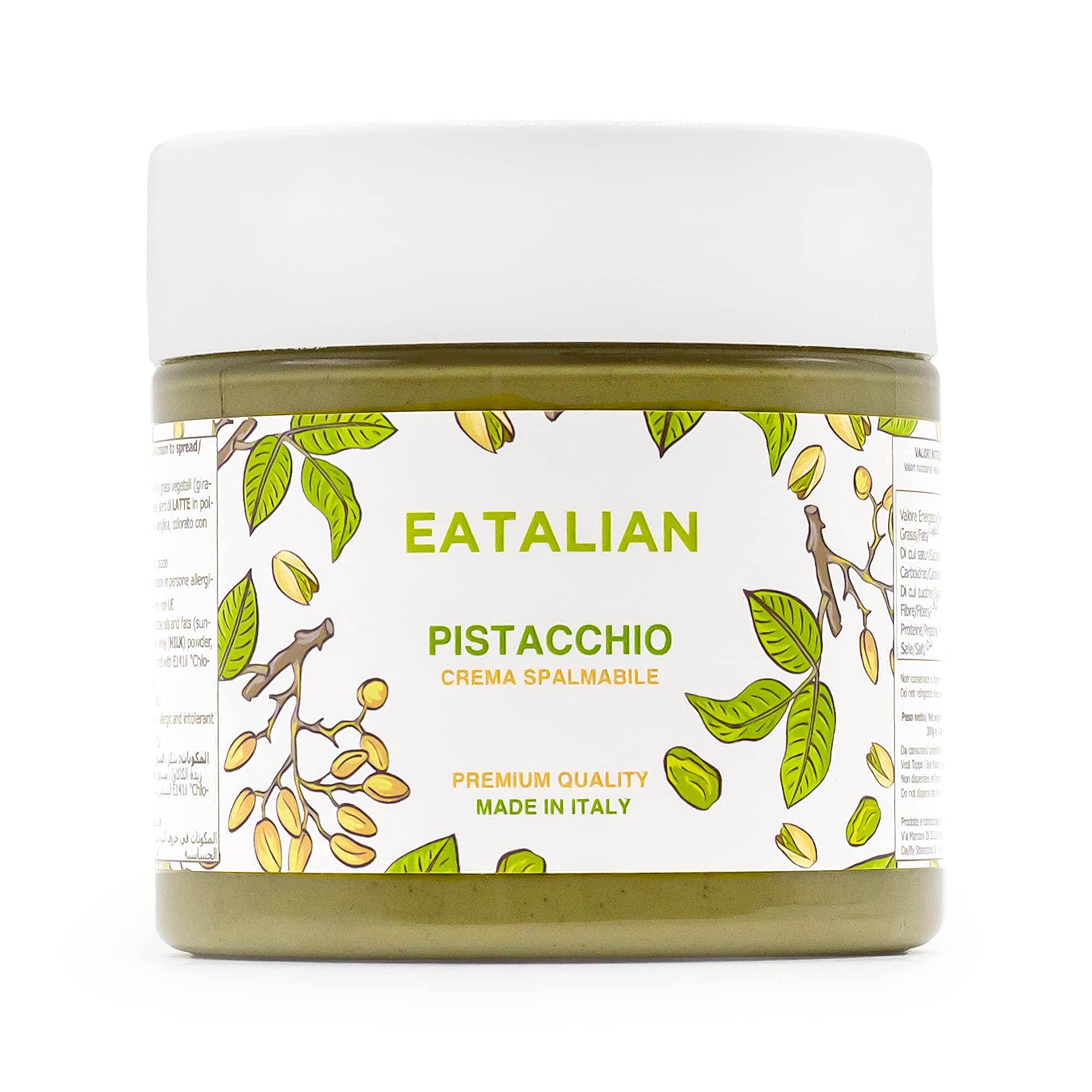 Buy EATALIAN by AMZ BETTER Pistachio Cream, Spreadable Pistachio Paste