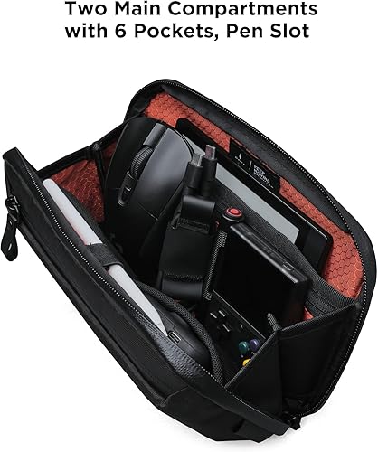 Miniatura 3 de ALPAKA Elements Tech Case Mini X-Pac VX42 Negro – Te mantiene libre de desorden – Bolsa bandolera con correa ajustable, tela resistente a la