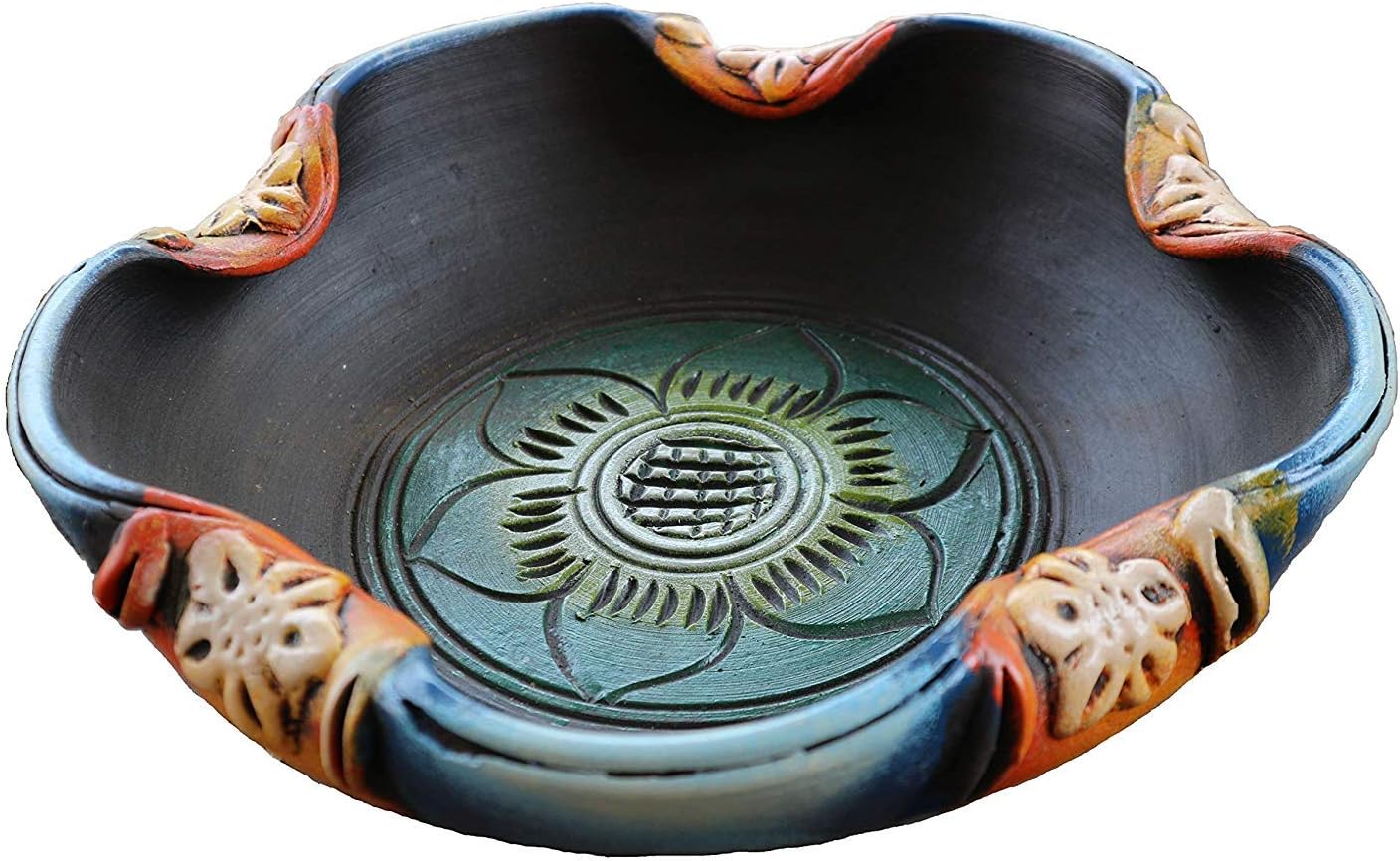 Rang Resha Decorative Fruit Bowl Uruli Bowl Earthenware