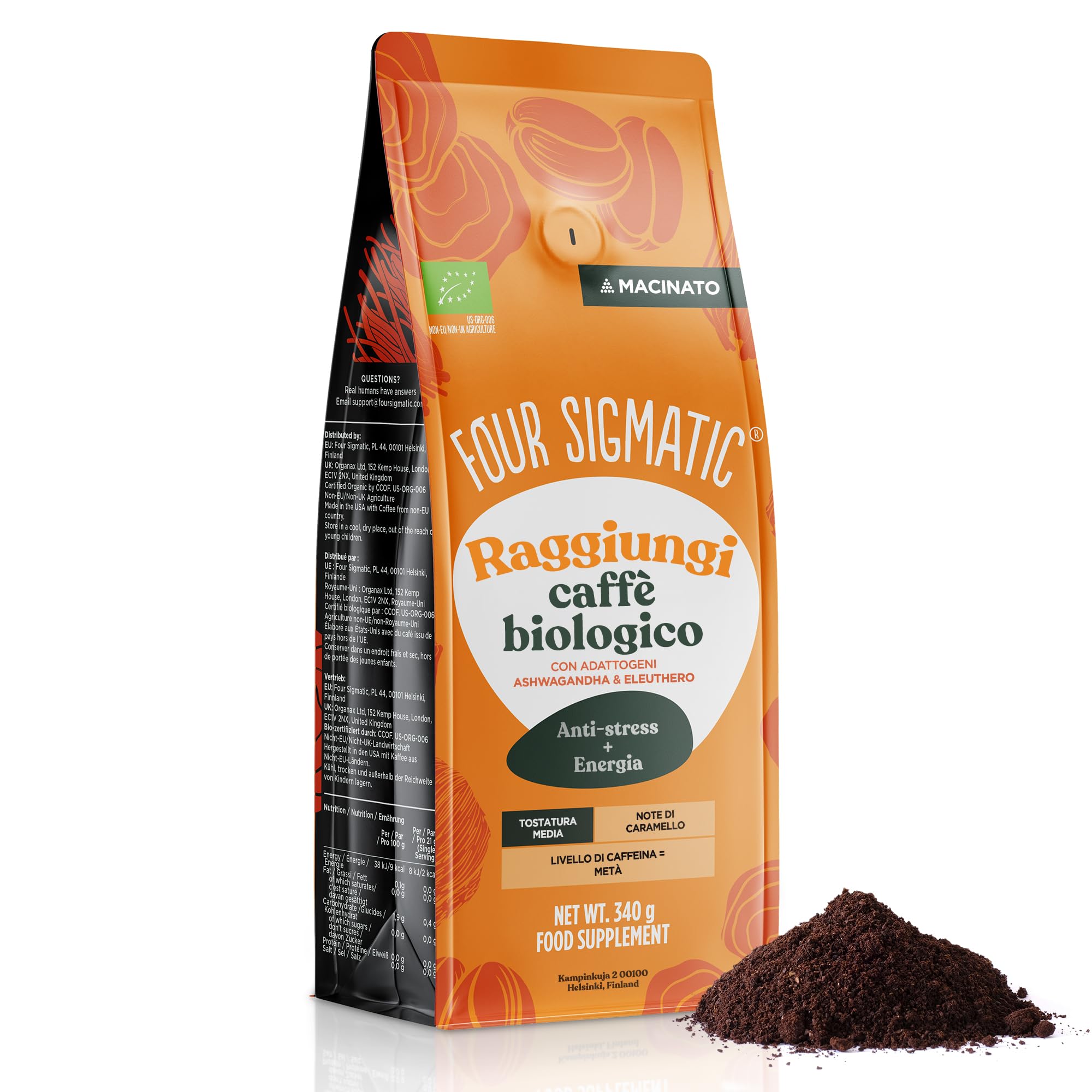 See full amazon price history chart for Four Sigmatic Mushroom Ground Coffee - USDA Organic and Fair Trade Coffee with Lions Mane and Mushroom Powder - Focus, Wellness - Vegan, Paleo - 12 Oz - Dark Roast Four Sigmatic Mushroom Ground Coffee - USDA Organic and Fair Trade Coffee with Lions Mane and Mushroom Powder - Focus, Wellness - Vegan, Paleo - 12 Oz - Dark Roast (B0756D1D39) Amazon Price History, Amazon Price Tracker