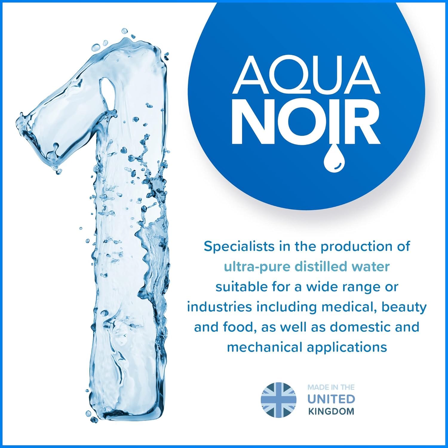 Acqua distillata 10L (2 x 5 litri) | Acqua distillata ideale per ferri da stiro a vapore, macchina CPAP, batterie per auto, acqua potabile | Acqua distillata purificata per un ambiente sicuro