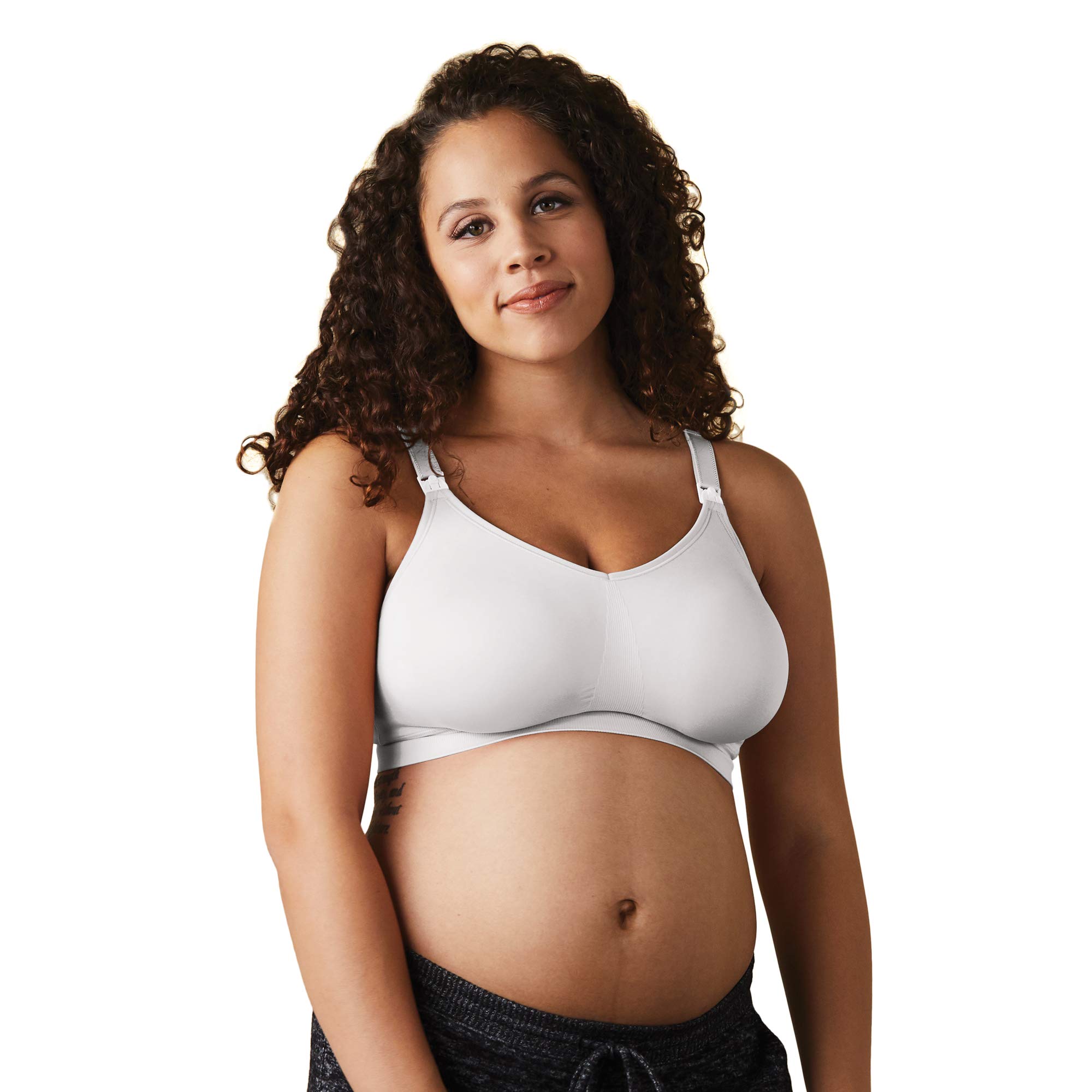 BRAVADO! DESIGNS Women's Body Silk Seamless Nursing And Maternity Bra, Cinnamon Reggiseno Donna