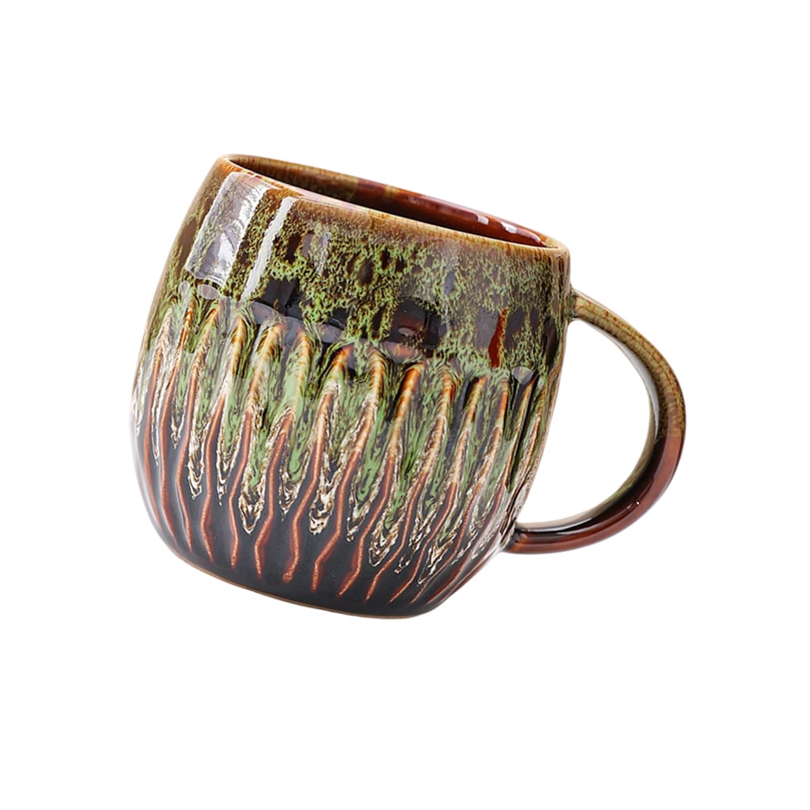 Zxfdsfdbnm Glazed Ceramic Drinking Cup 20Ounce Size Stonewares Mug with Ergonomic Handle Drinkware for Coffee Tea and Milk Coffee Cup