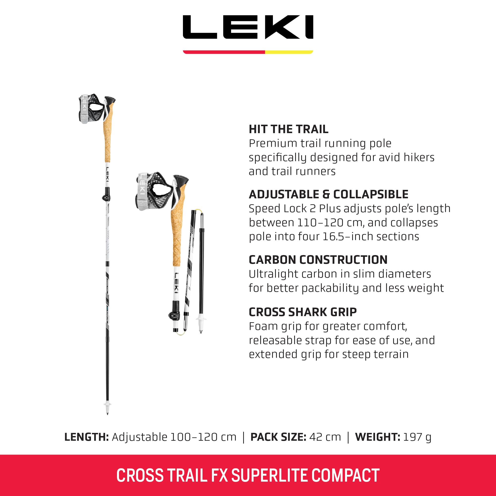 LEKI Evotrail FX.One TA kijki do biegania w terenie