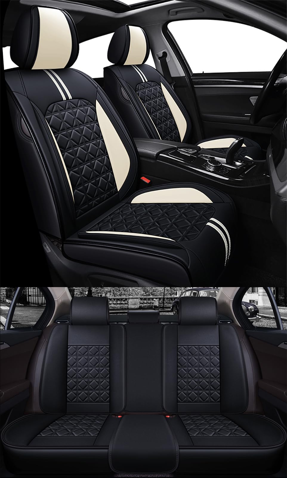 Mossa Housses De Siège Adaptées Pour Renault Modus (2004-2012) - Housse Siege Voiture Universelles - Couverture Siege - S-RD